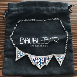 BaubleBar Aztec Triangle Trio Bib Necklace